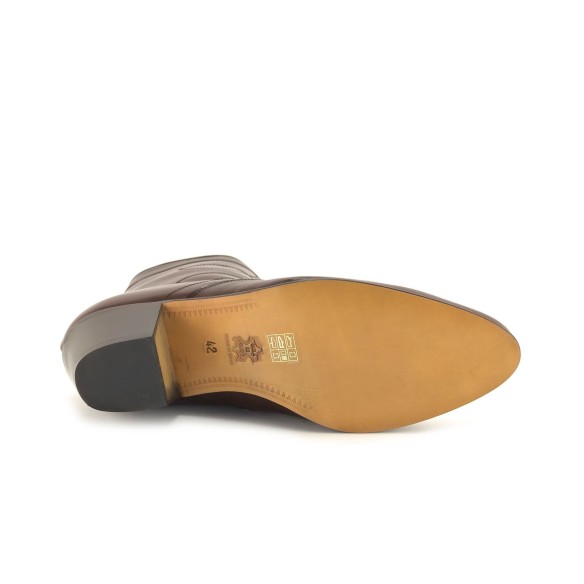 Botines de piel de hombre con tacon cubano by Marttely Design LATINO