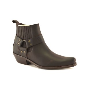 Johnny Bulls|Botas de cowboy country em pele castanha |Masculino JOHNNY BULLS