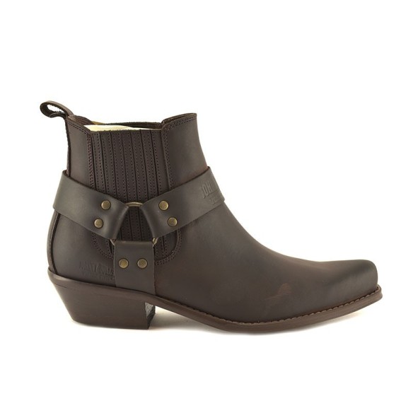 Johnny Bulls|Bottes de cow-boy en cuir marron |Homme JOHNNY BULLS