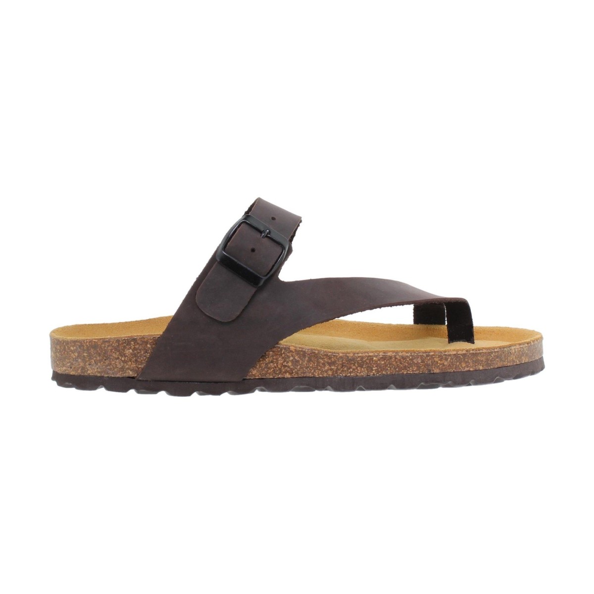 Sandalias Bio de piel marrones by Casual