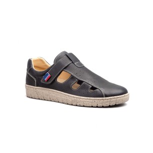 Men's blue leather casual shoes by Route 83 ROUTE 83 2