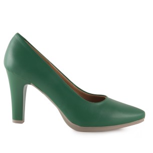 Chamby|Green leather pumps|Woman CHAMBY