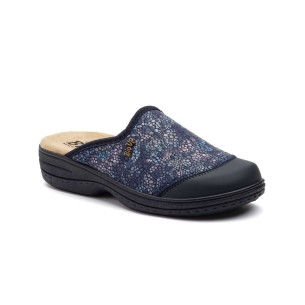 Anatomical clogs in blue leather and lycra by Bio Up BIO UP 2
