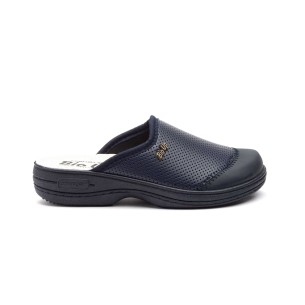 Zoccoli anatomici in pelle blu di Bio Up BIO UP