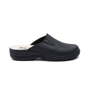 Anatomical blue leather clogs by Bio Up BIO UP