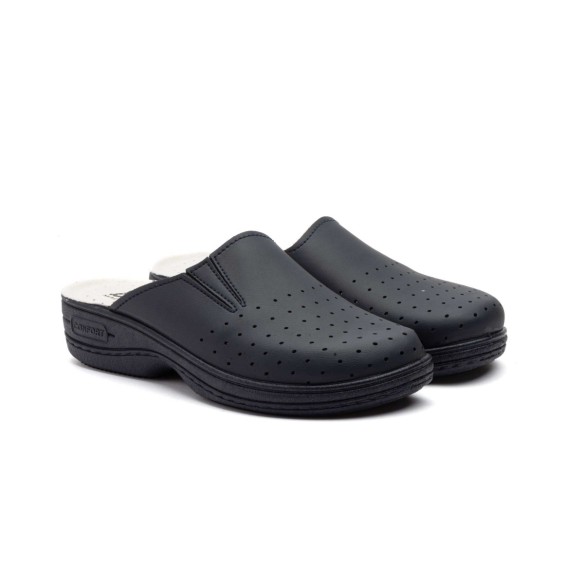 Sabots anatomiques en cuir bleu de Bio Up BIO UP