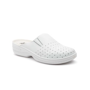Anatomische Clogs aus weißem Leder von Bio Up BIO UP 2