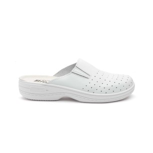 Anatomische Clogs aus weißem Leder von Bio Up BIO UP