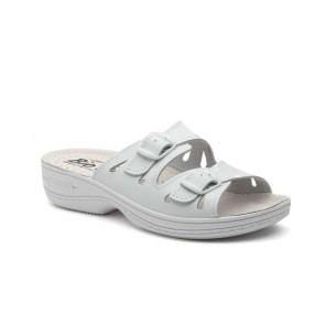 Anatomische Sandalen aus weißem Leder - Clogs von Bio Up BIO UP 2