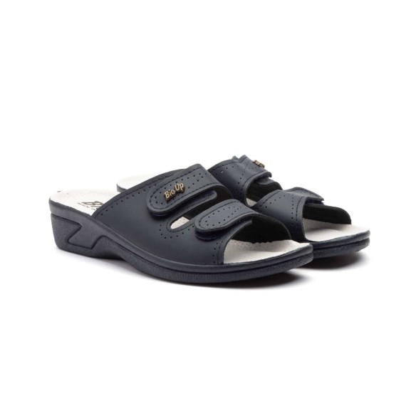 Sandales anatomiques en cuir bleu par Bio Up BIO UP