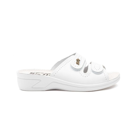 Sandales anatomiques en cuir blanc-Clogs by Bio Up BIO UP