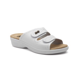 Sandali anatomici in pelle bianca-Clogs di Bio Up BIO UP 2