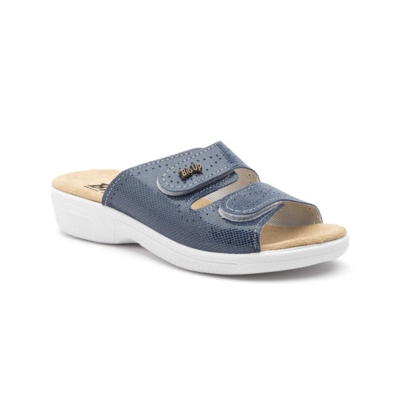 Sandales anatomiques en cuir bleu par Bio Up BIO UP
