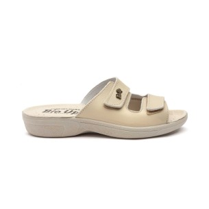 Sandali anatomici in pelle beige di Bio Up BIO UP