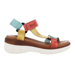 Leather wedge sandals by Blusandal BLUSANDAL