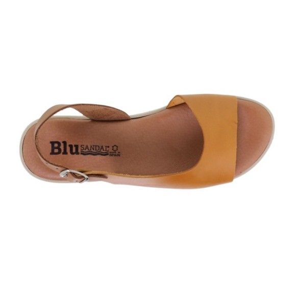 Yellow leather sandals by Blusandal BLUSANDAL
