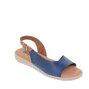 Blue leather sandals by Blusandal BLUSANDAL 2