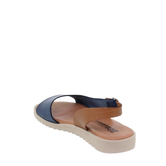 Blue leather sandals by Blusandal BLUSANDAL