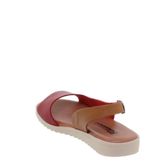 Sandali in pelle rossa di Blusandal BLUSANDAL