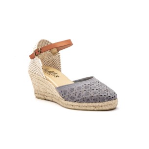 Grijze espadrilles met sleehak van CBP CBP - CONBUENPIE 2