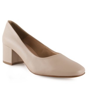 Beige leren pumps van Chamby CHAMBY 2