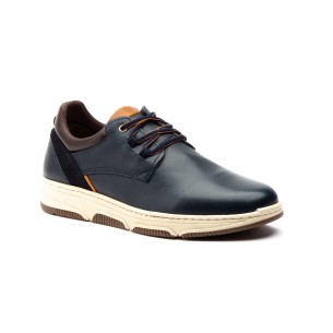 Casual blue leather shoes by Route 83 ROUTE 83 2