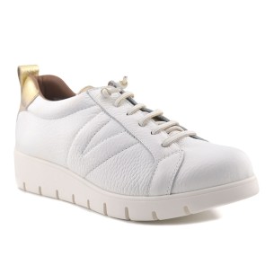 Chamby | Weiß Casual Leder Turnschuhe | Damen CHAMBY 2