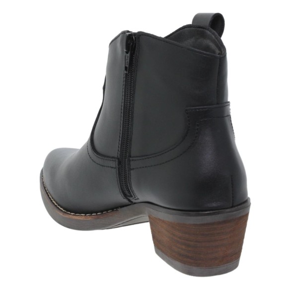 Schwarze Camper-Stiefel aus Leder von Exodus EXODO