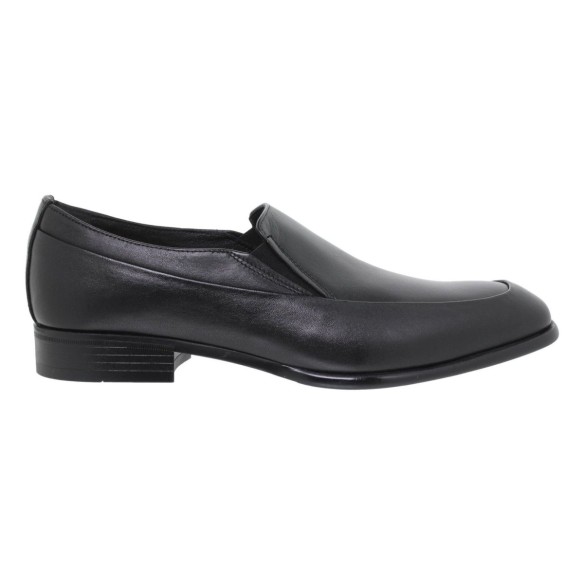 Zwart leren loafers van Exodus EXODO