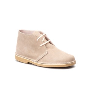 Beige leren Safari enkellaarsjes van CBP CBP - CONBUENPIE 2