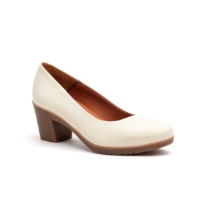 Scarpe Décolleté in pelle beige di Morxiva MORXIVA SHOES 2