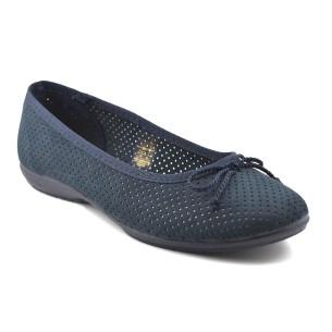Blauwe nonchalante ballerina's van Amelie AMELIE 2
