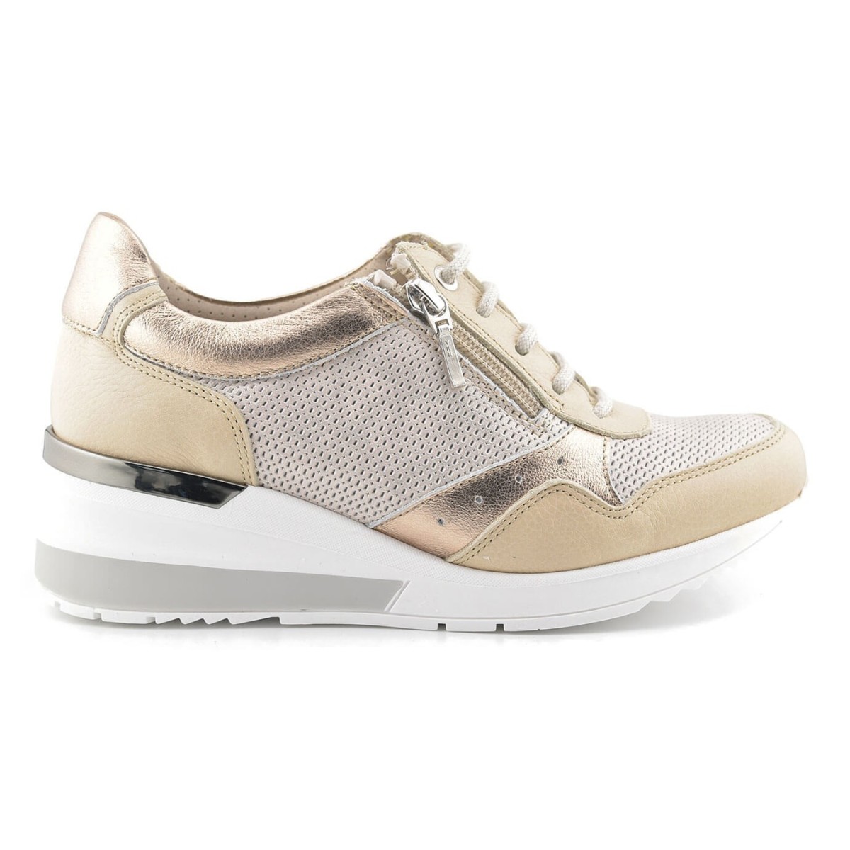 Zapatillas Casual de Piel beige by Tupie