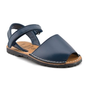 Unisex Menorquinas aus blauem Leder von C. Ortuño ZANY BY TREBEDE 2