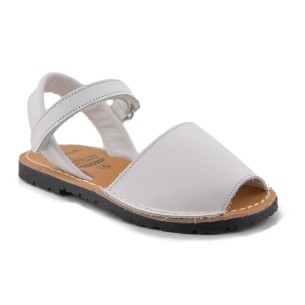 Unisex white leather Menorquinas by C. Ortuño ZANY BY TREBEDE 2