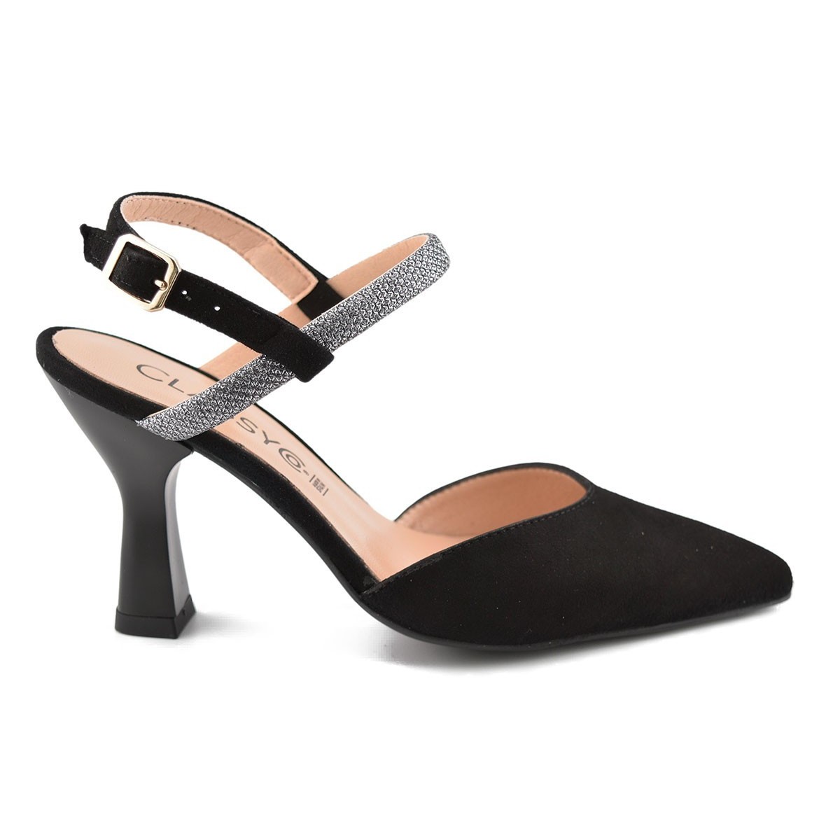 Schwarze Lederpumps von Classyco