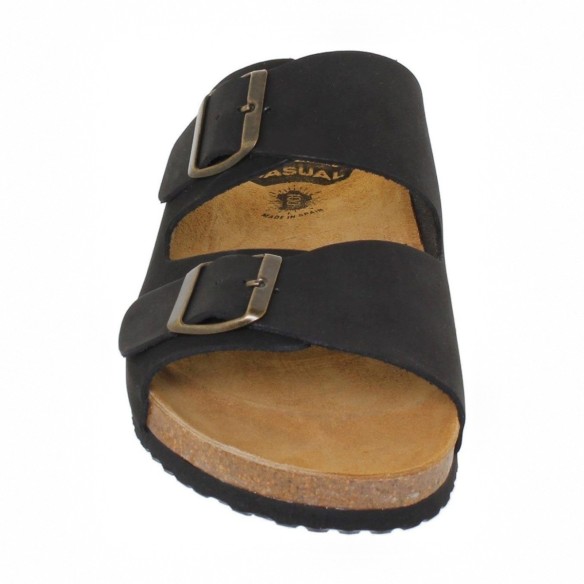 Sandali Bio in pelle nera di Casual CASUAL