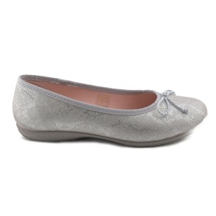Bailarinas casual plateadas by Amelie AMELIE