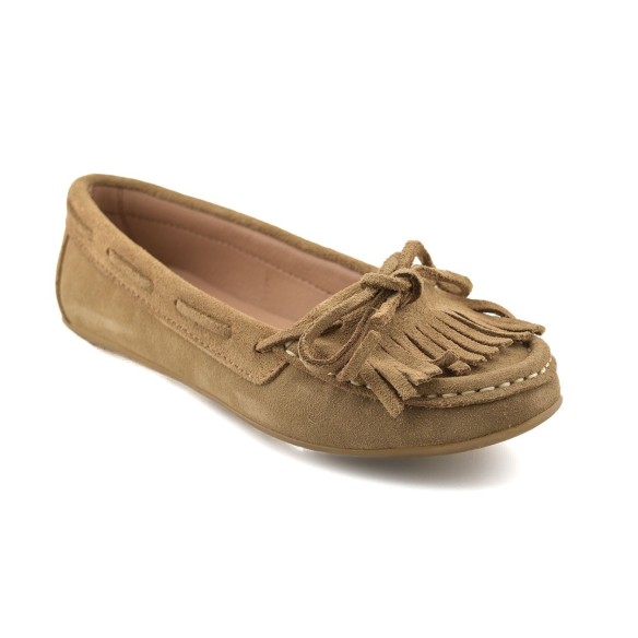 Mocassins de couro castanhos Kiovas by Casual CASUAL