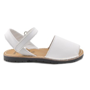 Unisex white leather Menorquinas by C. Ortuño ZANY BY TREBEDE