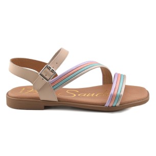 Multicoloured leather sandals by Blusandal BLUSANDAL