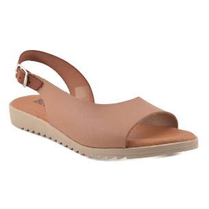 Sandalias beige de piel by Blusandal BLUSANDAL 2