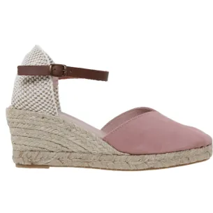 Roze leren espadrilles van Amelie AMELIE