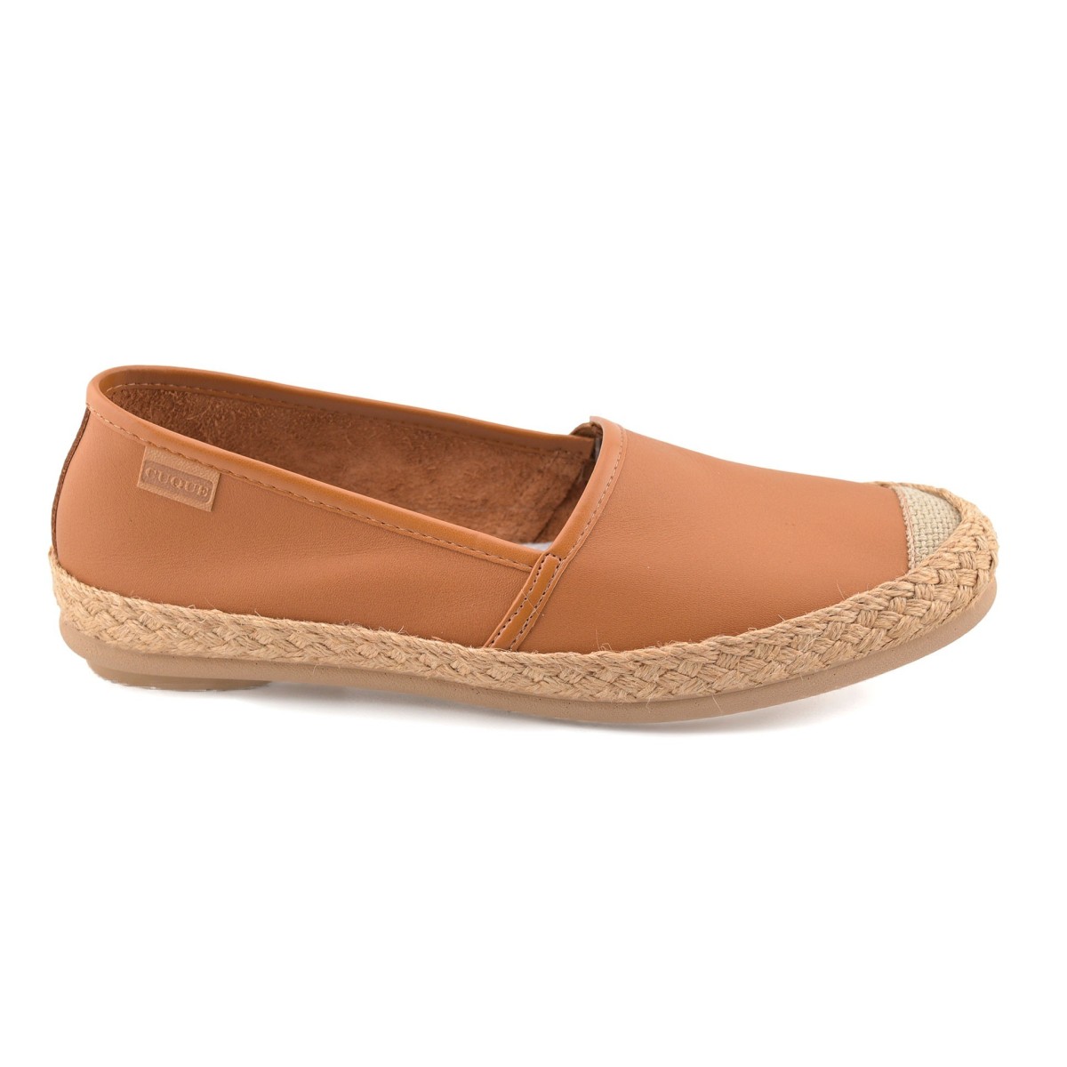 Braune Leder-Espadrilles von CBP