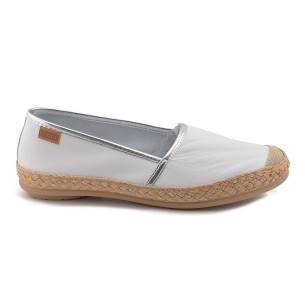 Weiße Leder-Espadrilles von CBP CBP - CONBUENPIE