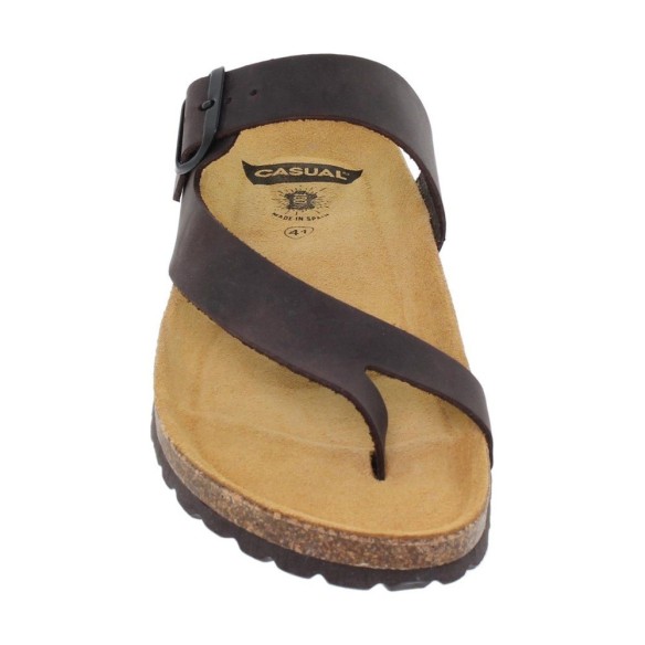Sandali Bio in pelle marrone di Casual CASUAL