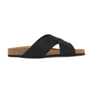 Sandali Bio da uomo in pelle nera di Casual CASUAL