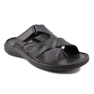 Sandales en cuir noir par Innovation INNOVATION 2