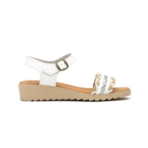 Sandalias blancas de Piel by CBP CBP - CONBUENPIE