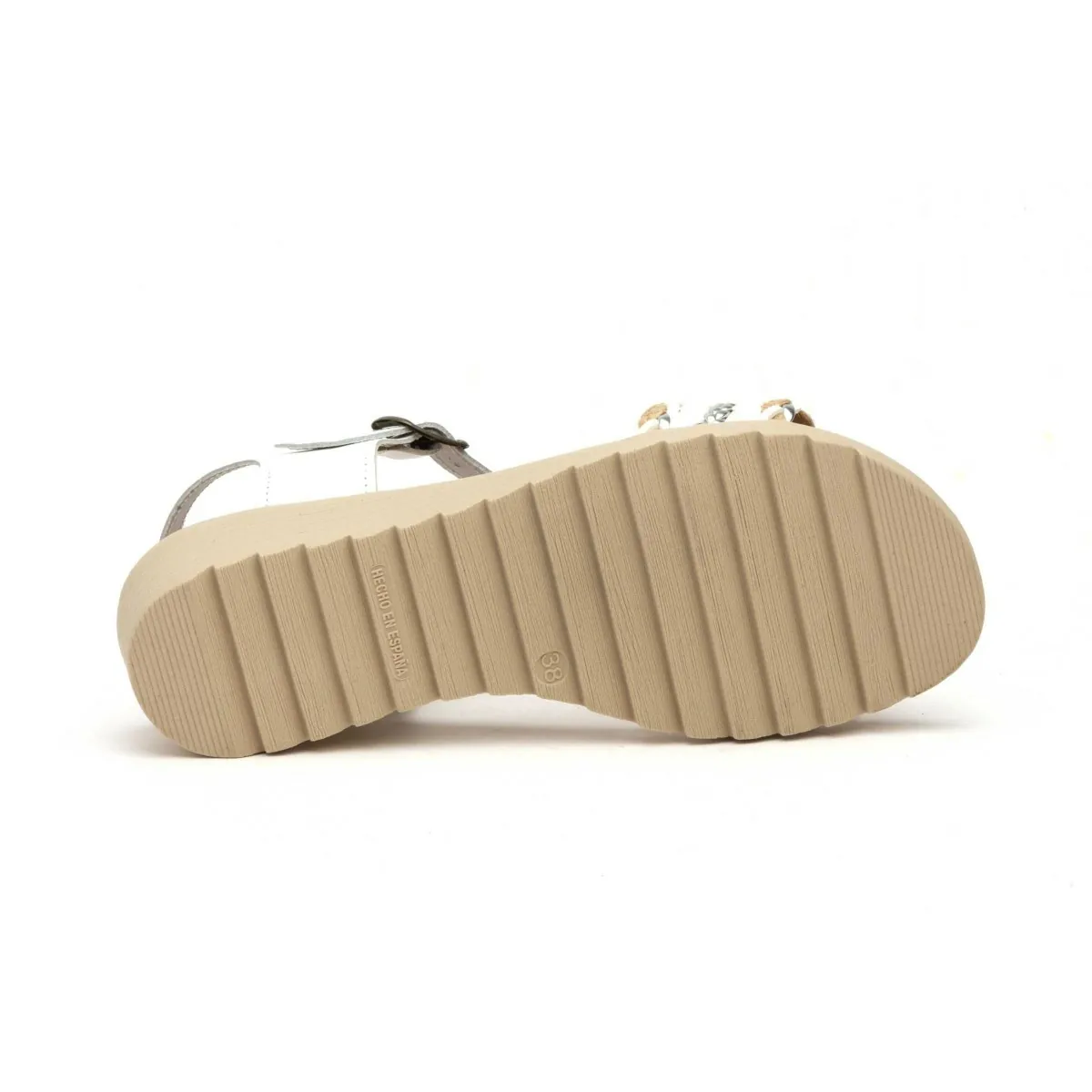 Sandalias  de mujer blancas de Piel by CBP CBP - CONBUENPIE